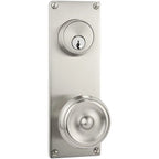 Emtek Chapa Lateral con Llave — Modern 3-5/8"