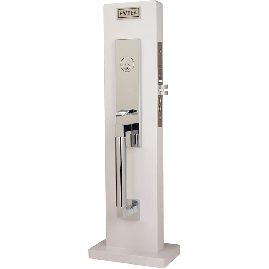 Emtek Juego de Entrada — Hercules Smooth Monolithic Mortise