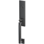 Emtek Juego de Entrada — Select Monolithic Tubular Smooth — Bronce Aceitado