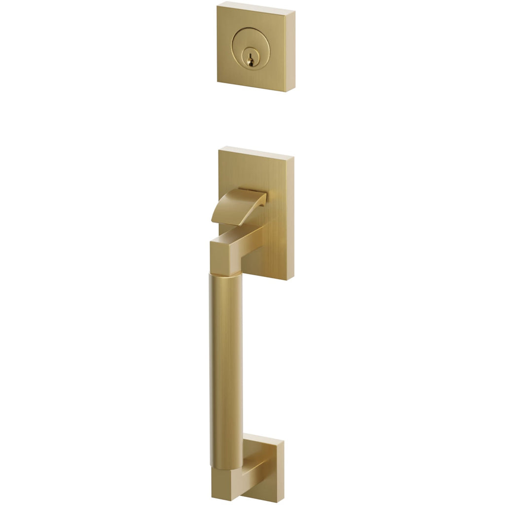 Emtek Juego de Entrada — Select Sectional Tubular Smooth — Francés Antiguo