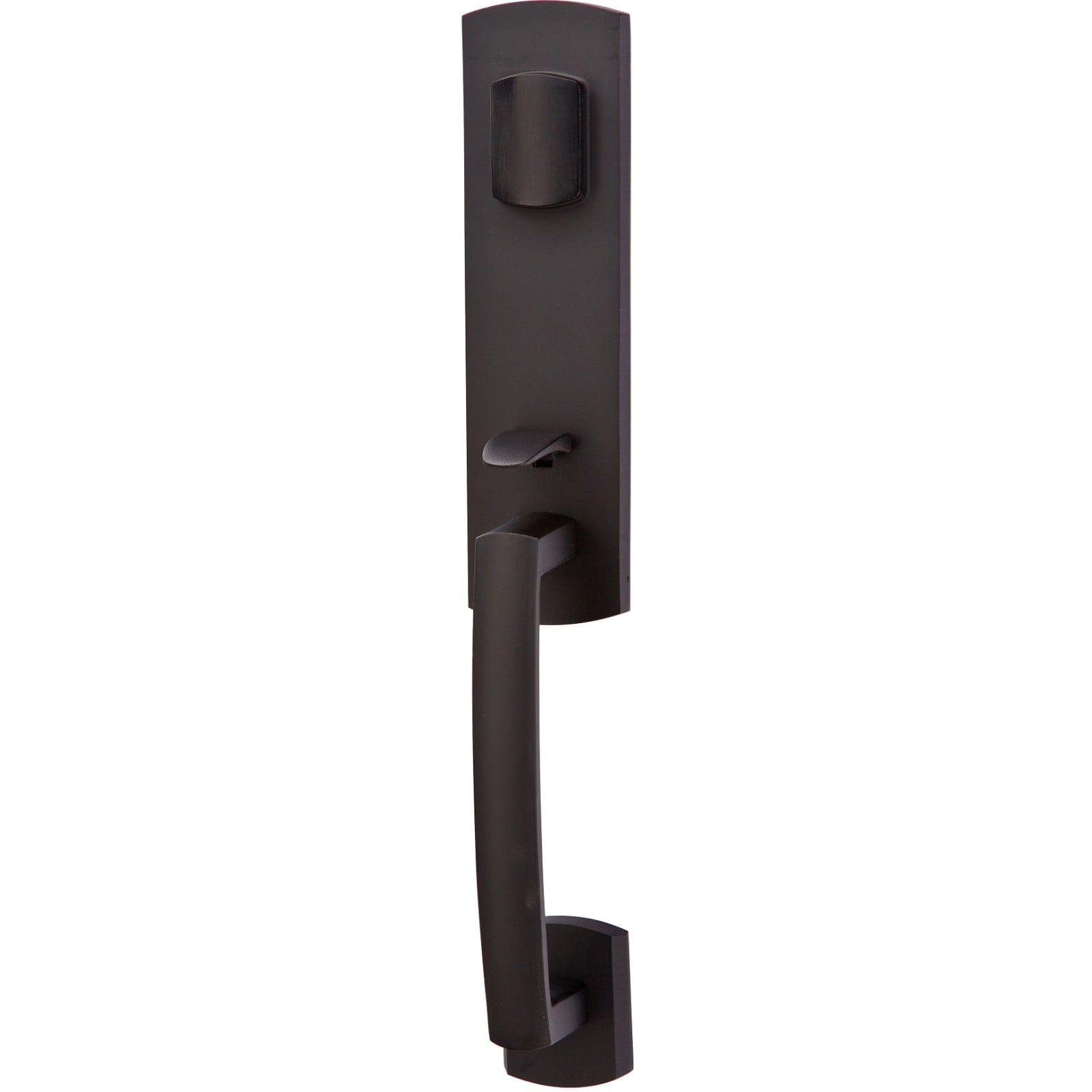 Emtek Juego de Entrada — Logan Tubular — Bronce Negro Mate