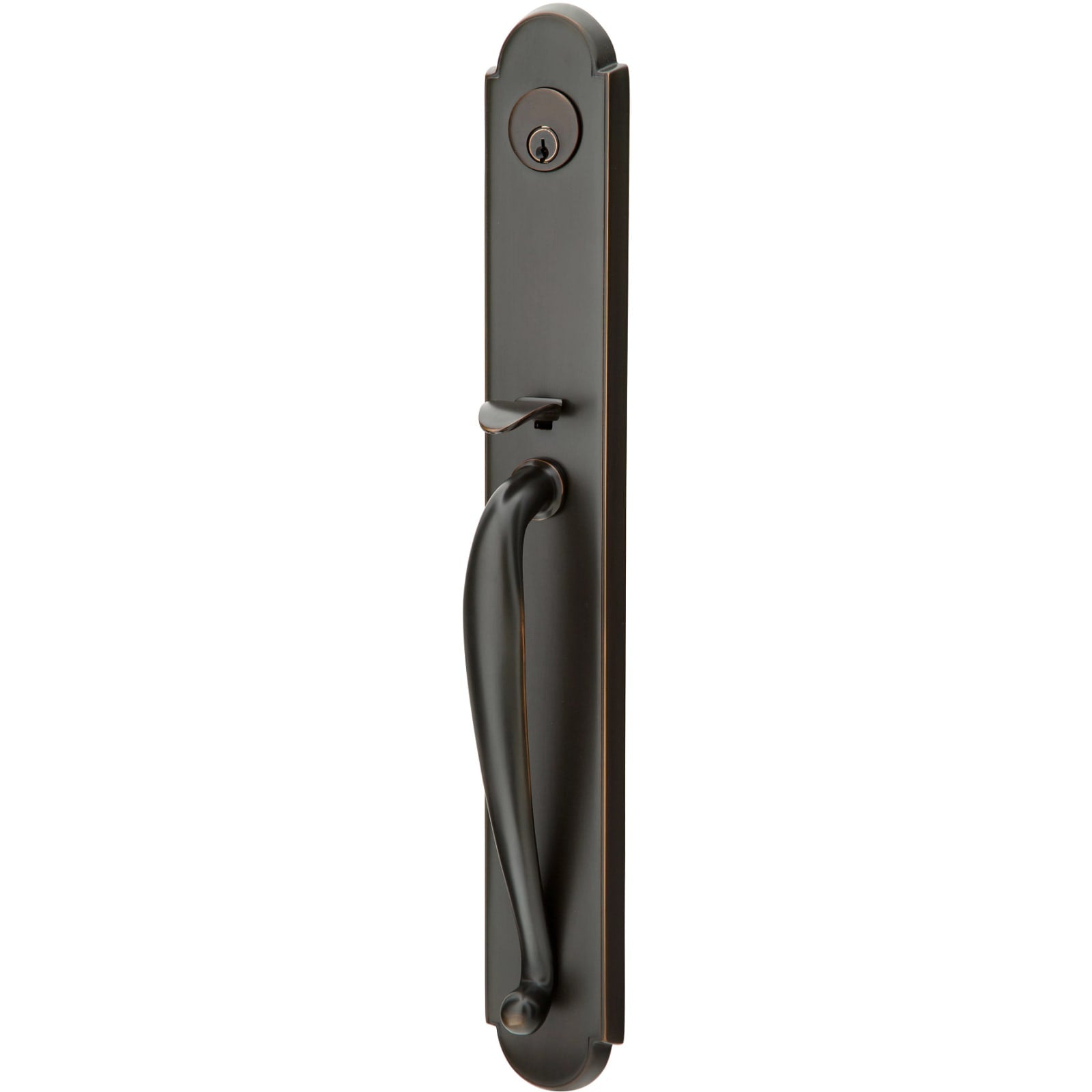 Emtek Juego de Entrada — Wilmington — Bronce Aceitado