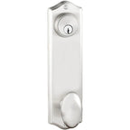 Emtek Chapa Lateral con Llave — Colonial 5-1/2"