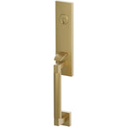 Emtek Juego de Entrada — Select Monolithic Tubular Smooth — Francés Antiguo