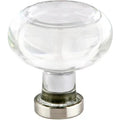 Emtek Perilla de Vestidor Georgetown de Vidrio, 1-3/4" — Bronce Aceitado