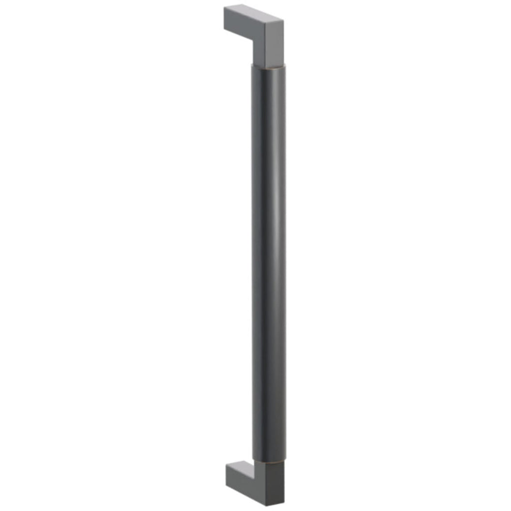 Emtek SELECT Jaladera para Electrodoméstico L-Cuadrado Lisa — Bronce Aceitado