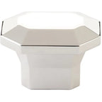 Emtek Perilla de Gabinete Riviera Rectangular, 2" — Níquel Pulido