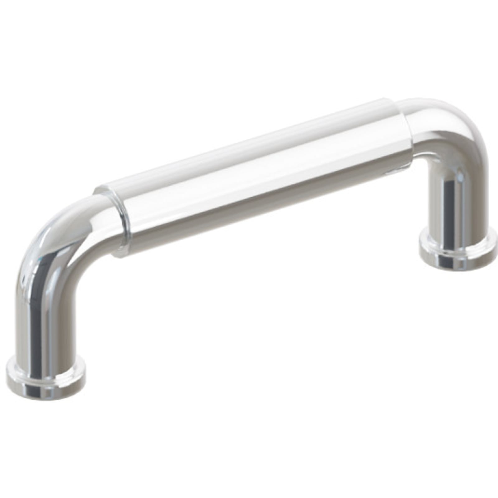 Emtek SELECT Jaladera Barra R Lisa — Cromo Pulido