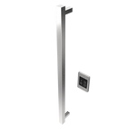 Modello i Cuadrado 40" Barra Individual Cableada en Níquel Satinado