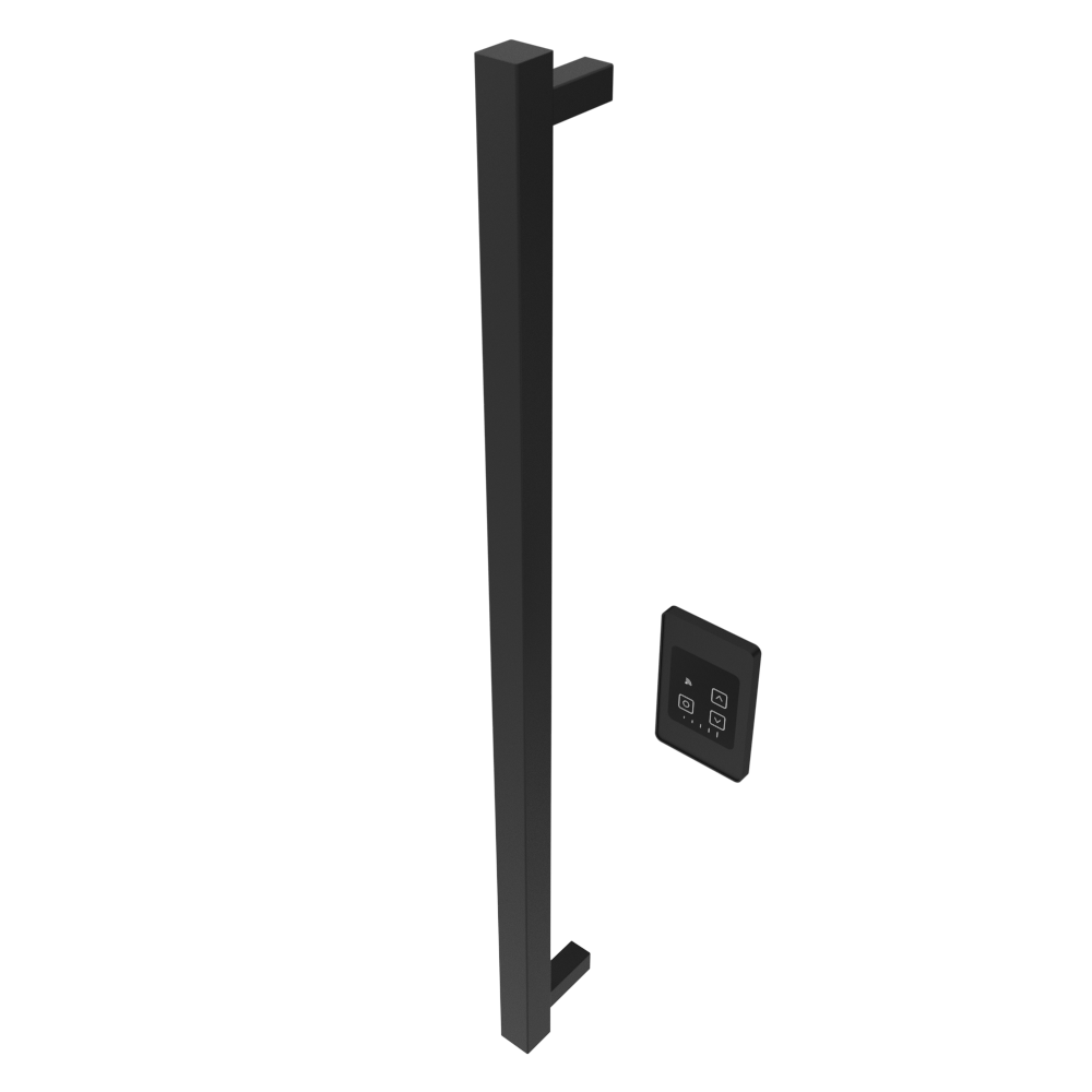 Modello i Cuadrado 40" Barra Individual Cableada en Níquel Satinado