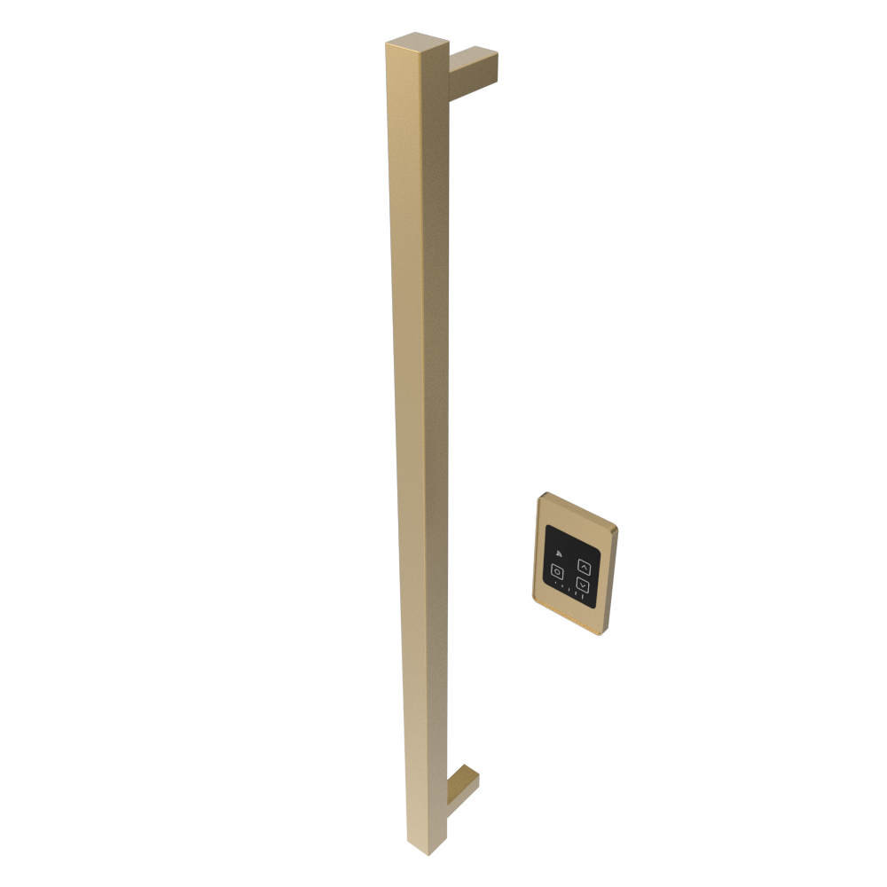 Modello i Cuadrado 40" Barra Individual Cableada en Níquel Satinado