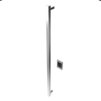 Modello i Cuadrado 59" Barra Individual Cableada en Níquel Satinado