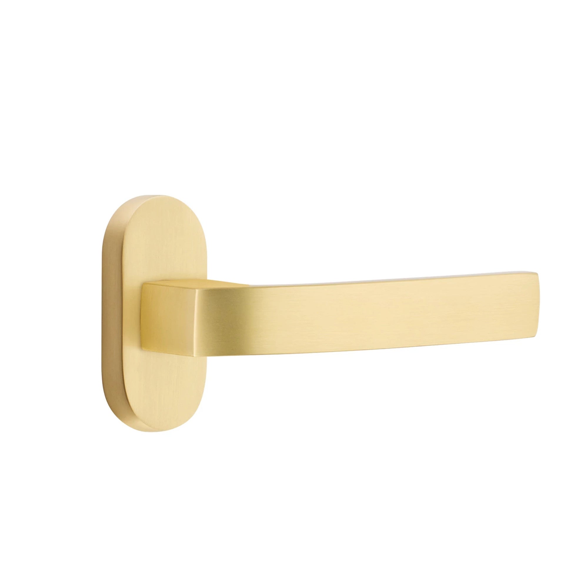 Latón Satinado · 1-1/2" x3" Oval Rosette