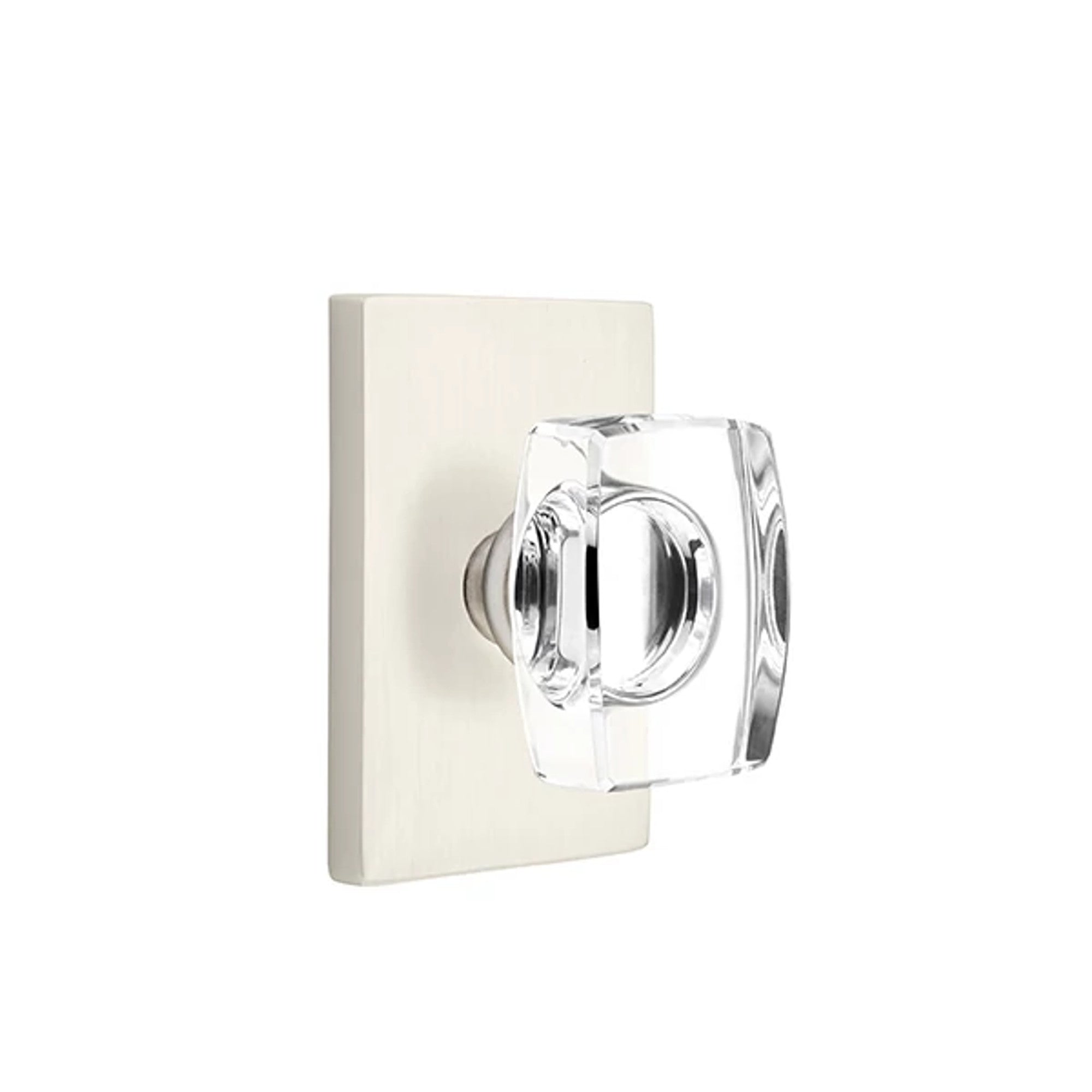 Níquel Satinado · Modern Rectangular Rosette