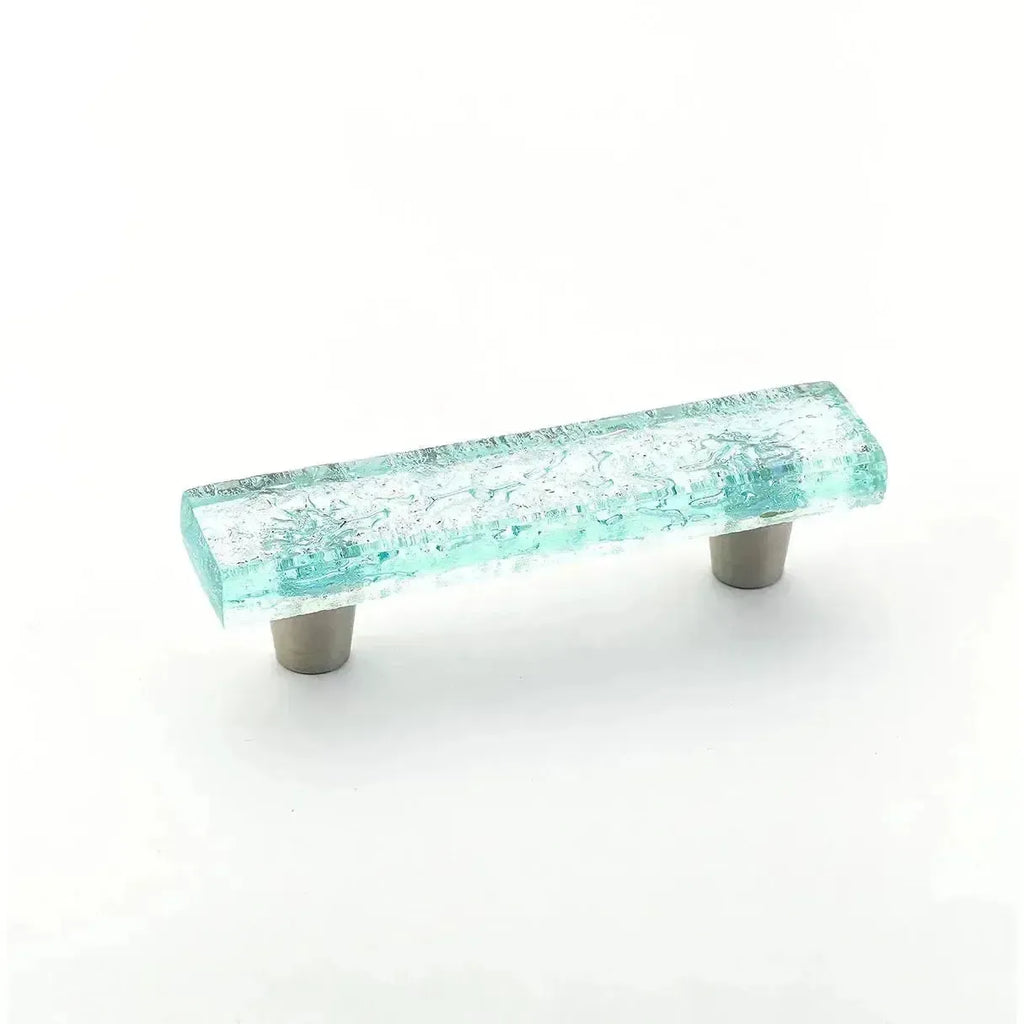 Schaub Jaladera Ice Pearl Aqua Note**** We de Vidrio, 3" cc