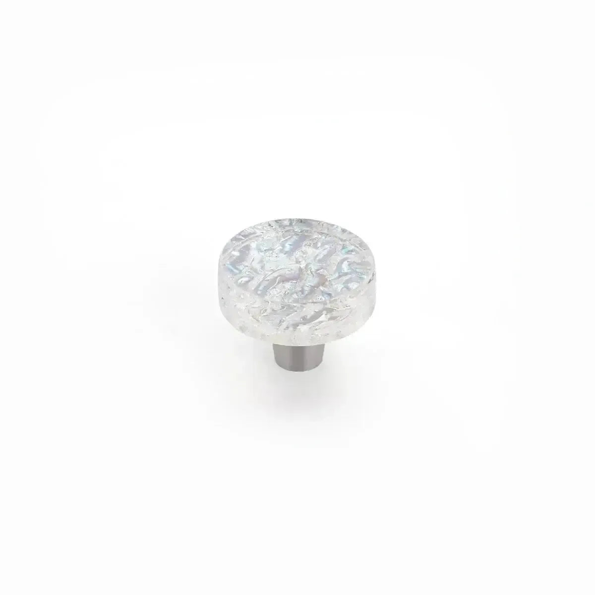 Schaub Perilla Ice Pearl Aqua Note**** We de Vidrio Redonda, 1-1/2" diám.