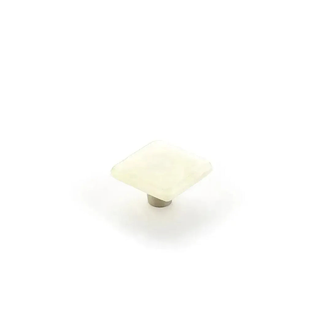 Schaub Perilla Ice Sable Pebbles Note**** We de Vidrio Cuadrada, 1-1/2" diám.