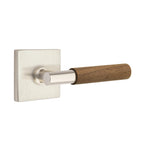 Níquel Satinado · Square Rosette