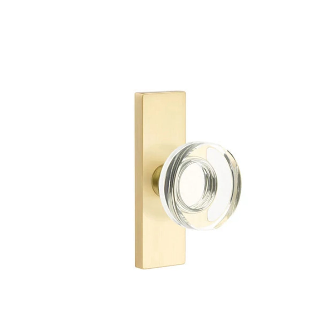 Latón Satinado · 1-1/2"x5" Rosette