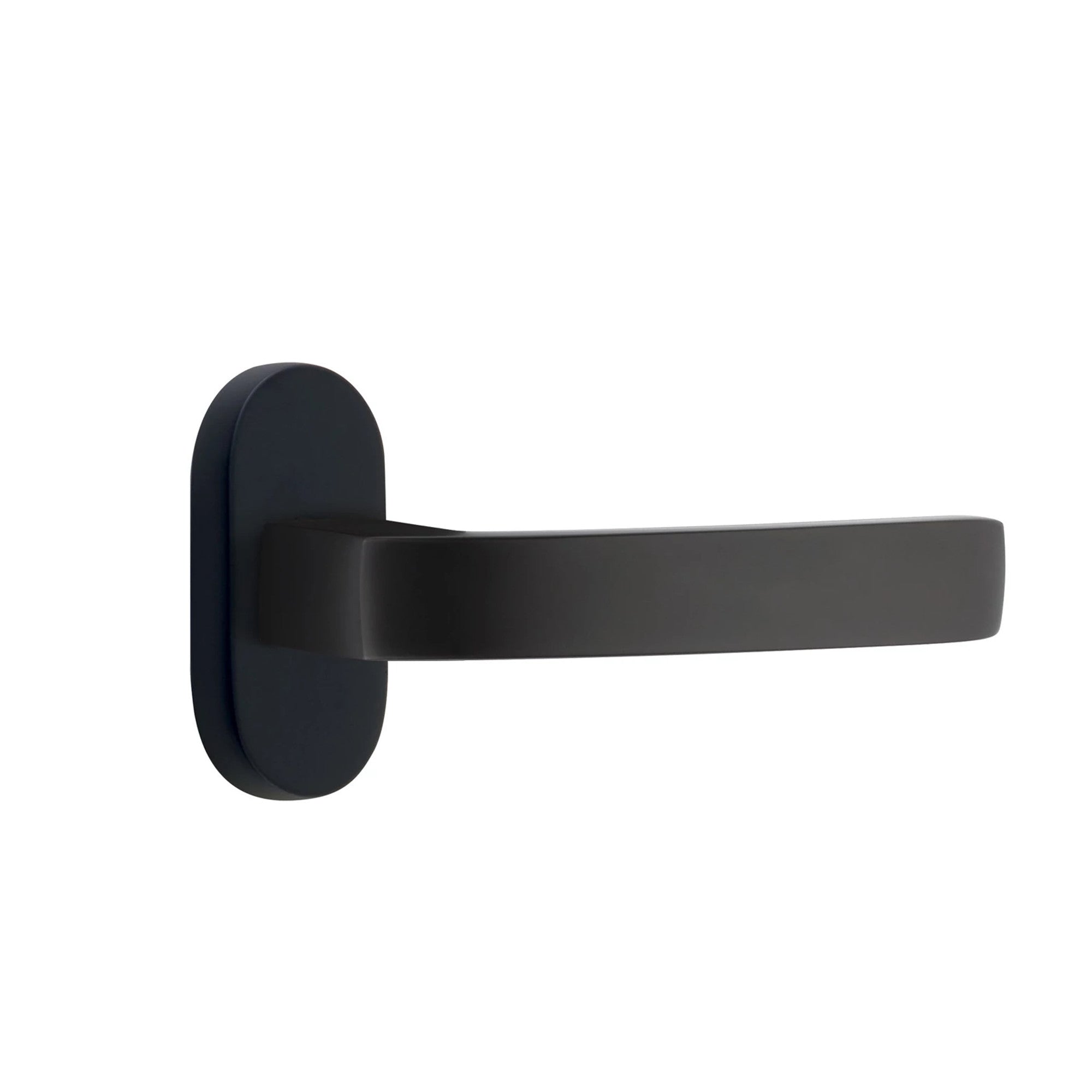 Negro Mate · 1-1/2" x3" Oval Rosette