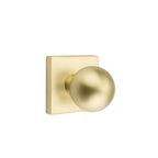 Latón Satinado · Square Rosette