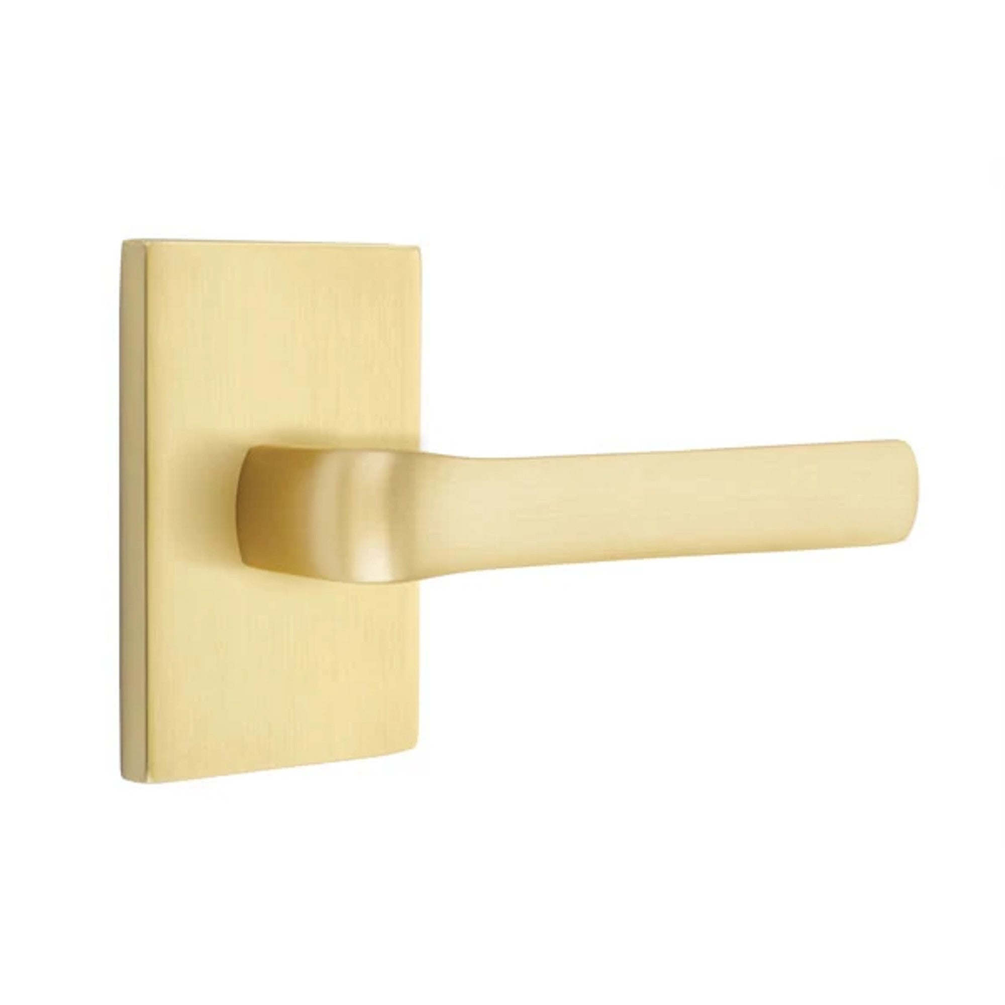 Latón Satinado · Modern Rectangular Rosette