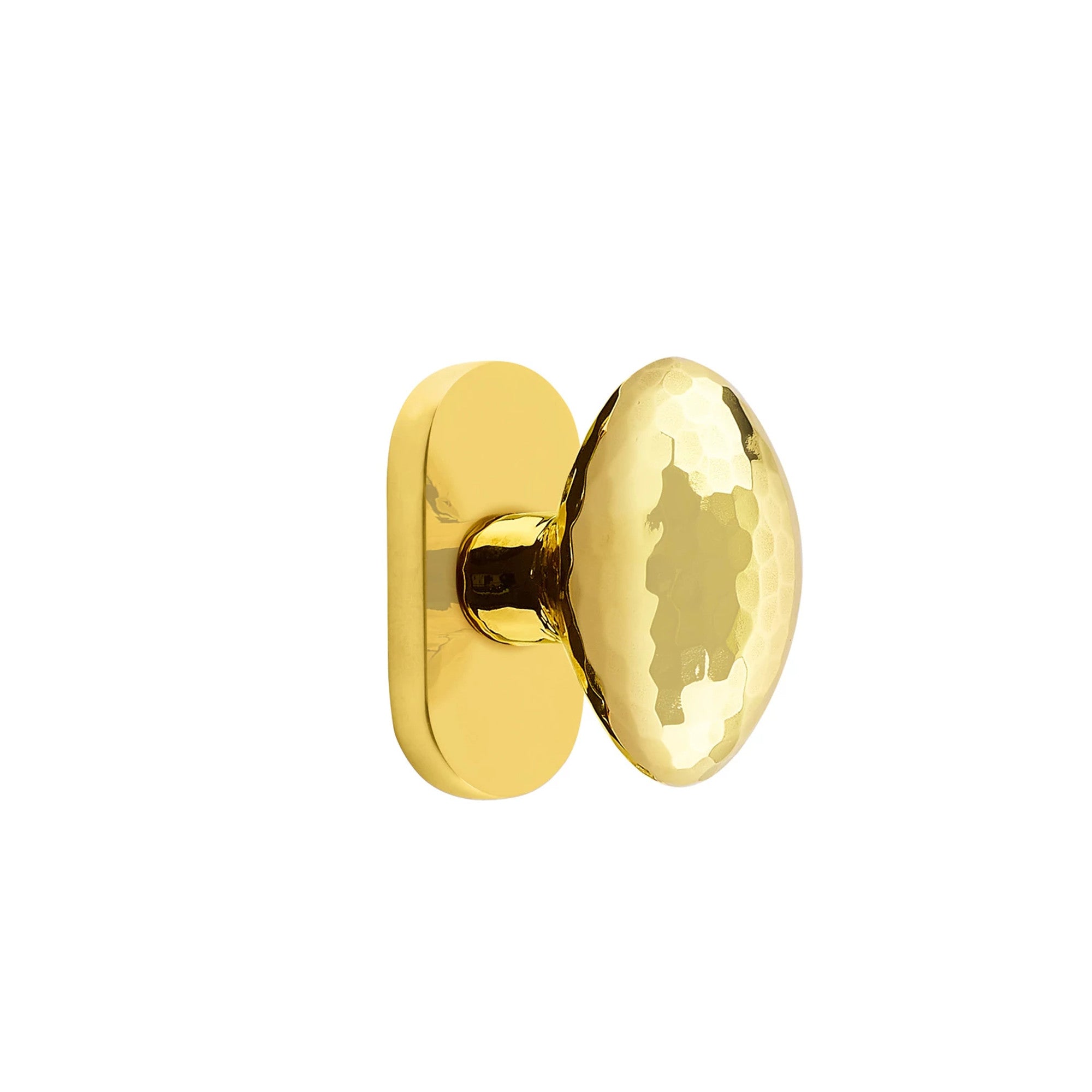 Latón sin Laca · 1-1/2" x3" Oval Rosette