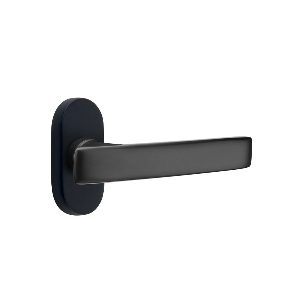 Negro Mate · 1-1/2" x3" Oval Rosette