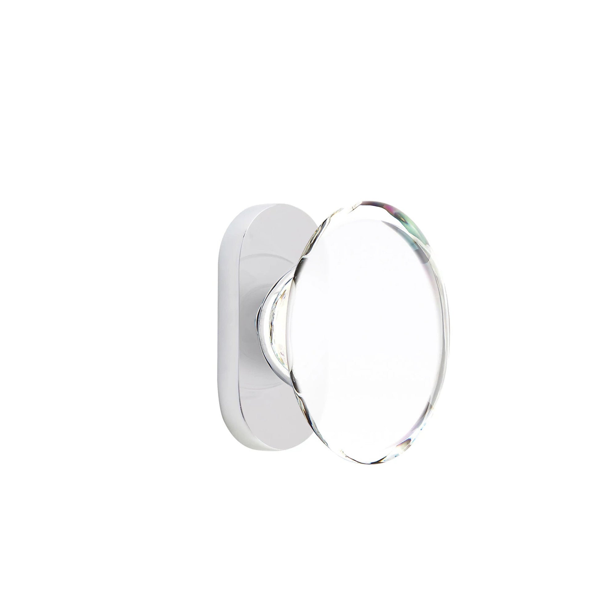 Cromo Pulido · 1-1/2" x3" Oval Rosette