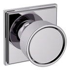 Baldwin Hardware Perilla K007 Hollywood Hills con Roseta R050 — Cromo pulido — Paso
