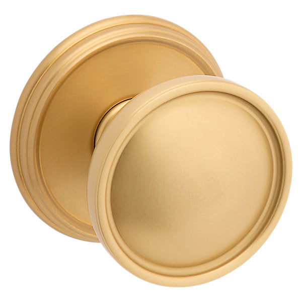 Baldwin Hardware Perilla K012 Tulip con Roseta 5078 — Latón vintage — Dummy completo