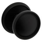 Baldwin Hardware Perilla K012 Tulip con Roseta 5078 — Negro satinado — Dummy completo