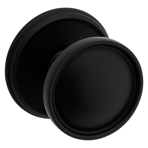 Baldwin Hardware Perilla K012 Tulip con Roseta 5078 — Negro satinado — Dummy completo