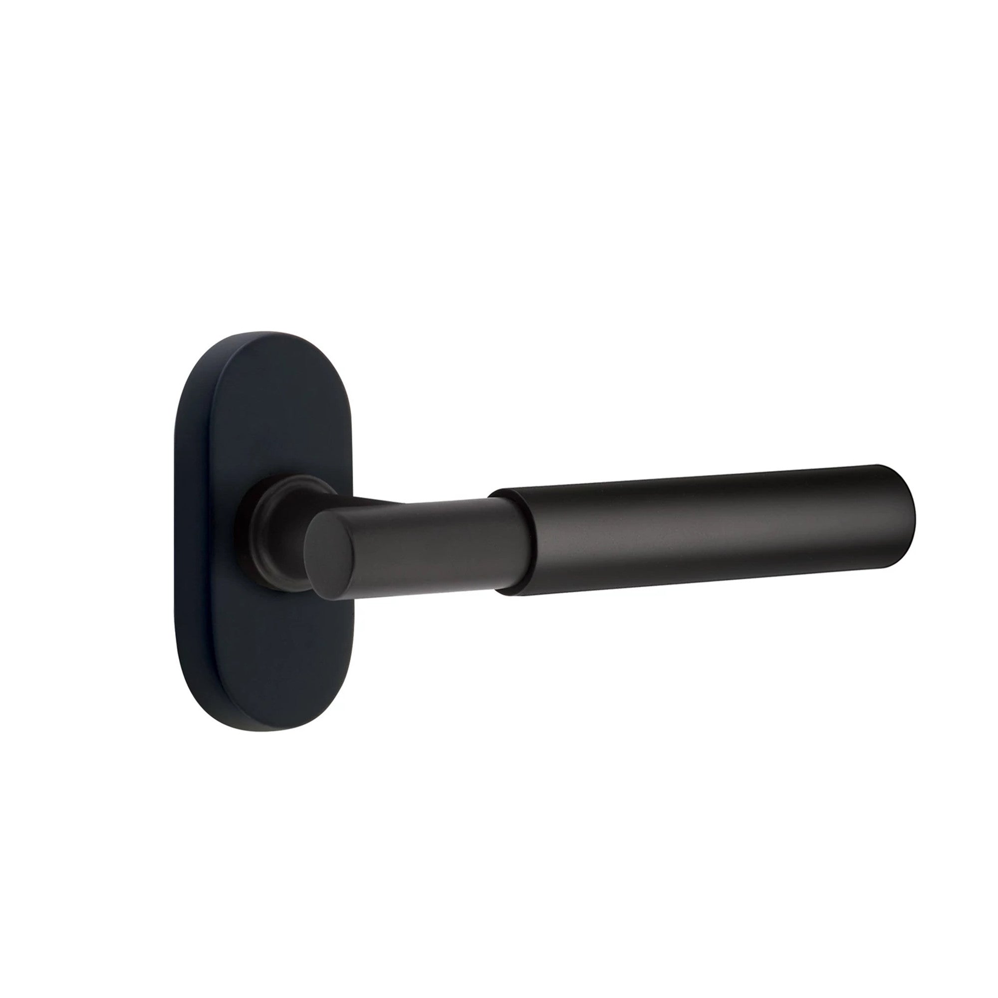 Negro Mate · 1-1/2" x3" Oval Rosette
