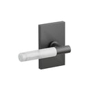 Negro Mate · Modern Rectangular Rosette