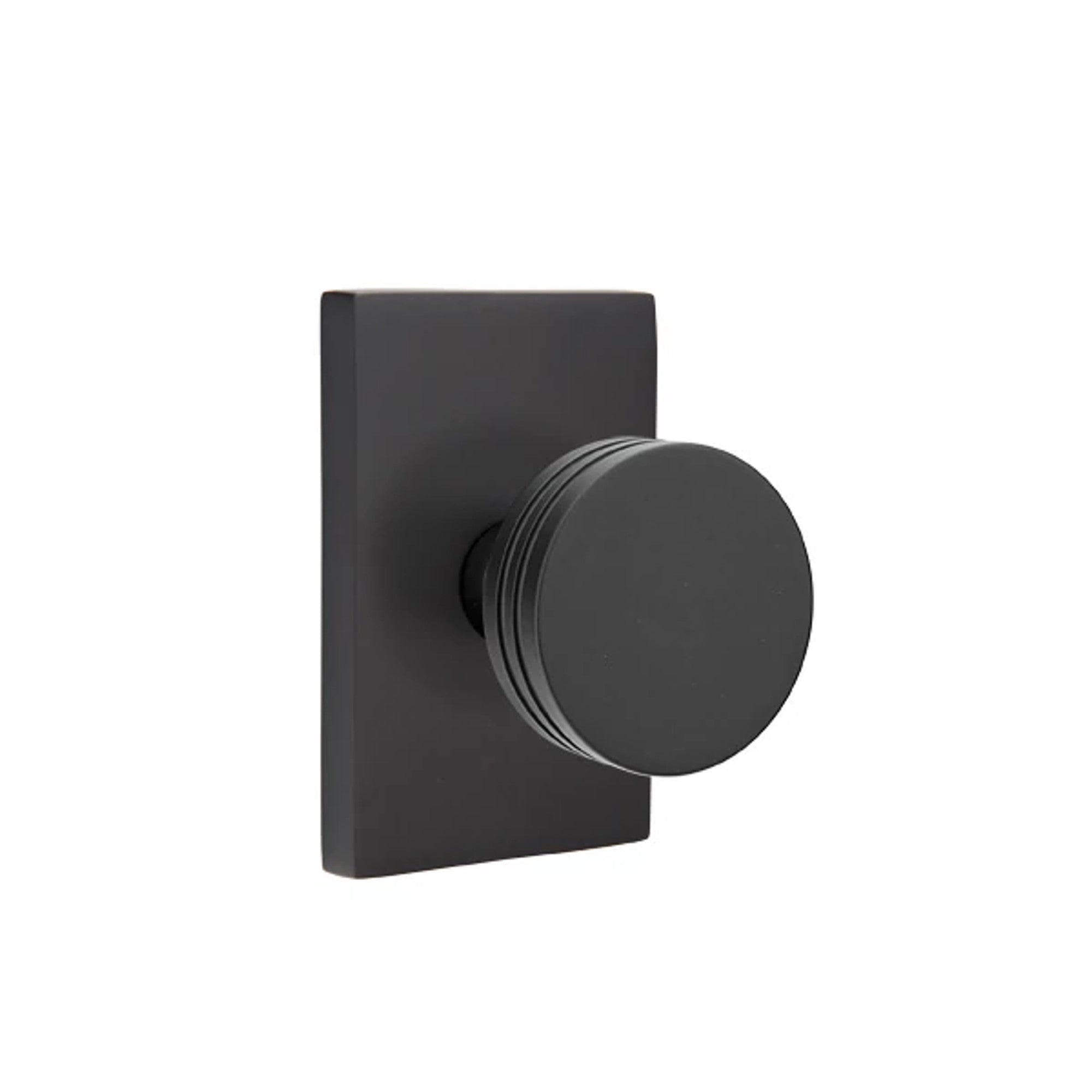 Negro Mate · Modern Rectangular Rosette