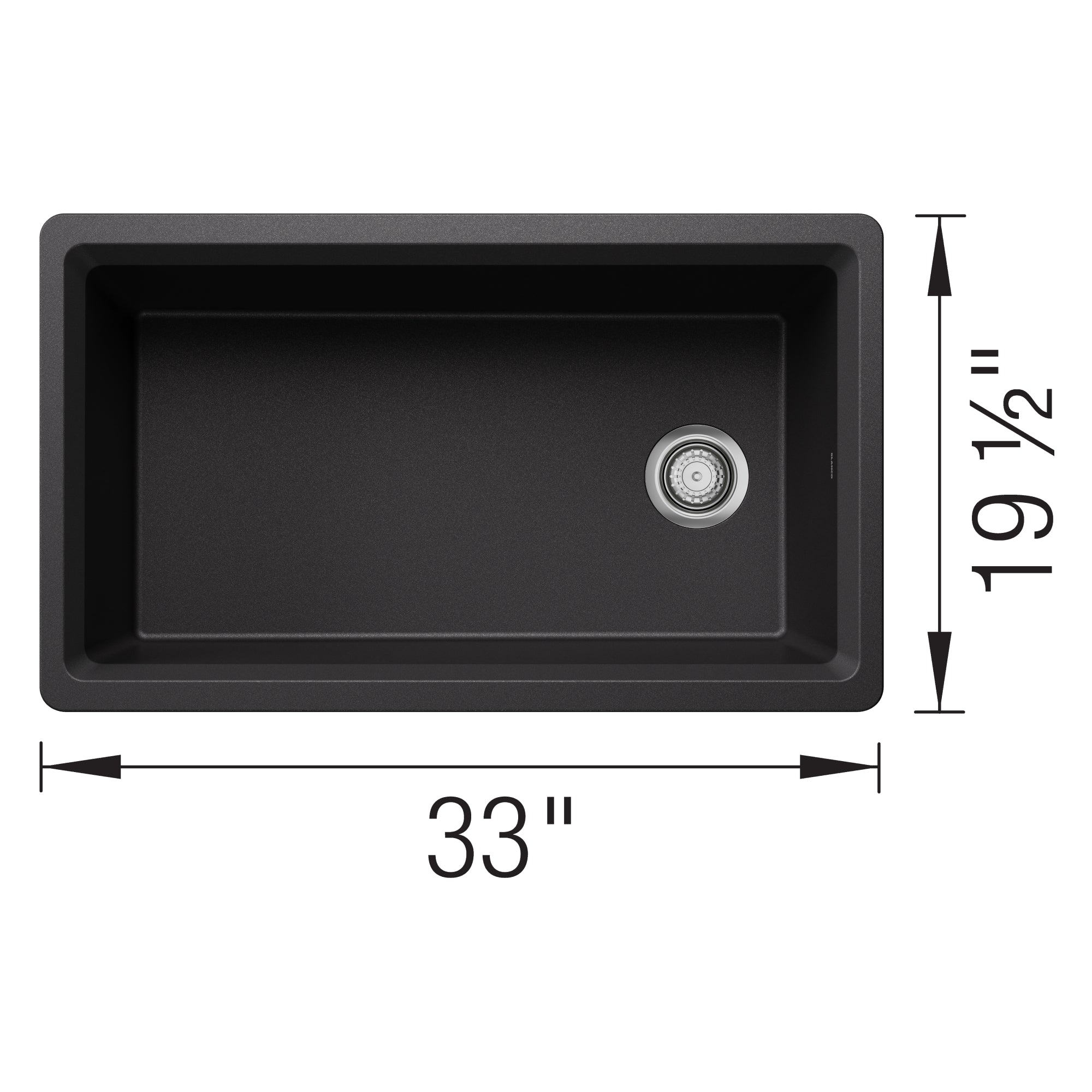 Blanco Inteos 33″ Workstation — Tarja de Silgranit