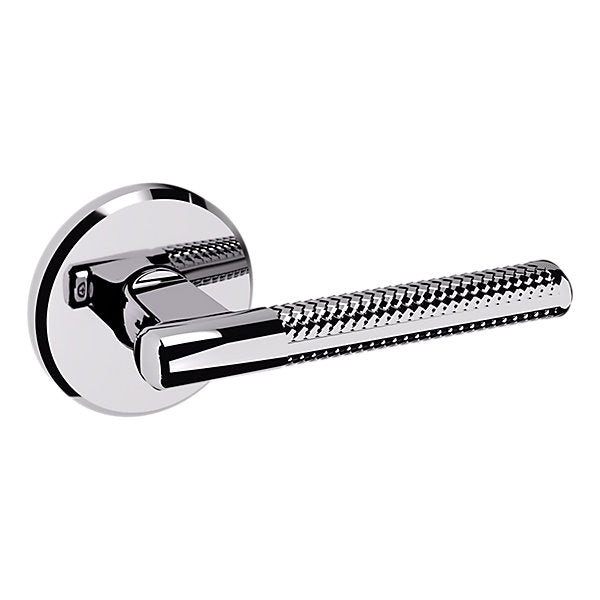 Baldwin Hardware Manija L015 con Roseta R016 — Cromo pulido — Paso