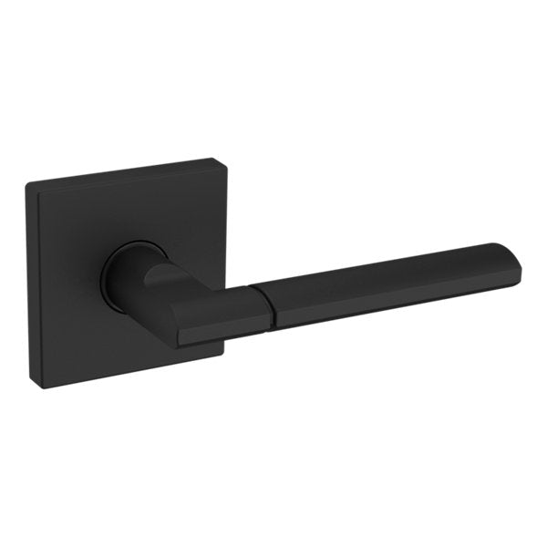 Baldwin Hardware Manija L021 con Roseta R017 — Negro satinado — Paso