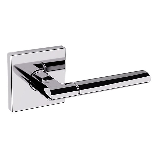 Baldwin Hardware Manija L021 con Roseta R017 — Cromo pulido — Dummy completo