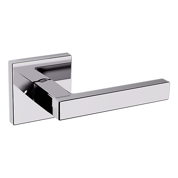 Baldwin Hardware Manija L023 con Roseta R017 — Cromo pulido — Dummy completo