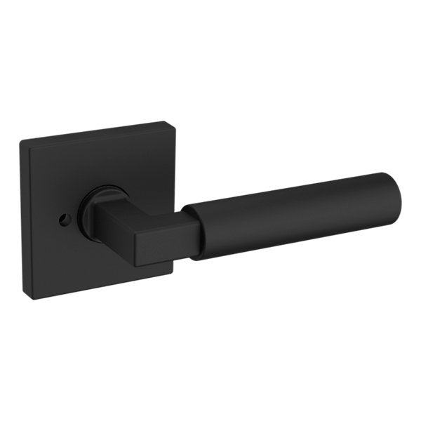 Baldwin Hardware Manija L029 Gramercy con Roseta R017 — Negro satinado — Privacidad