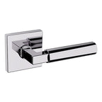 Baldwin Hardware Manija L029 Gramercy con Roseta R017 — Cromo pulido — Dummy completo