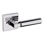 Baldwin Hardware Manija L029 Gramercy con Roseta R017 — Cromo pulido — Privacidad