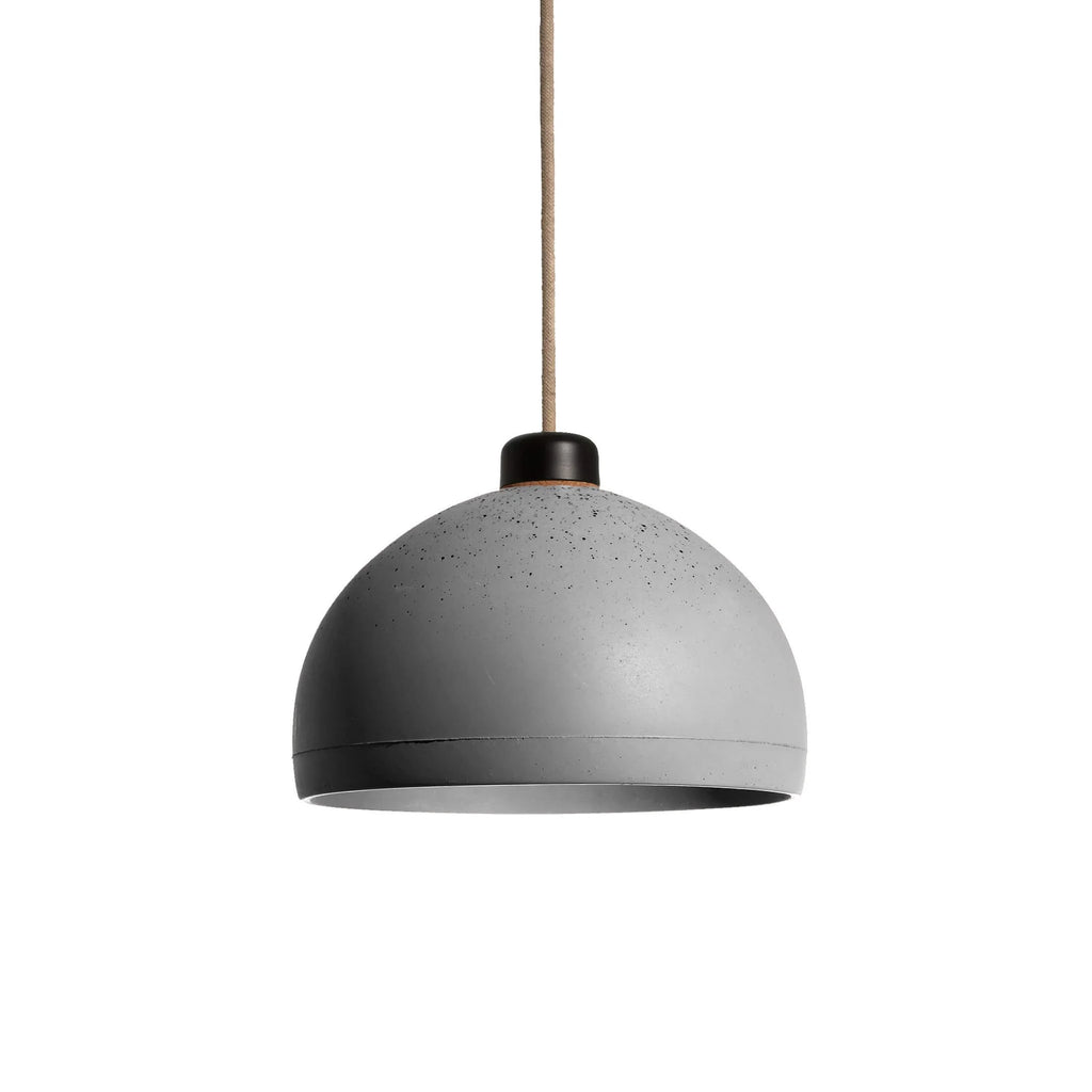 lámpara colgante gris