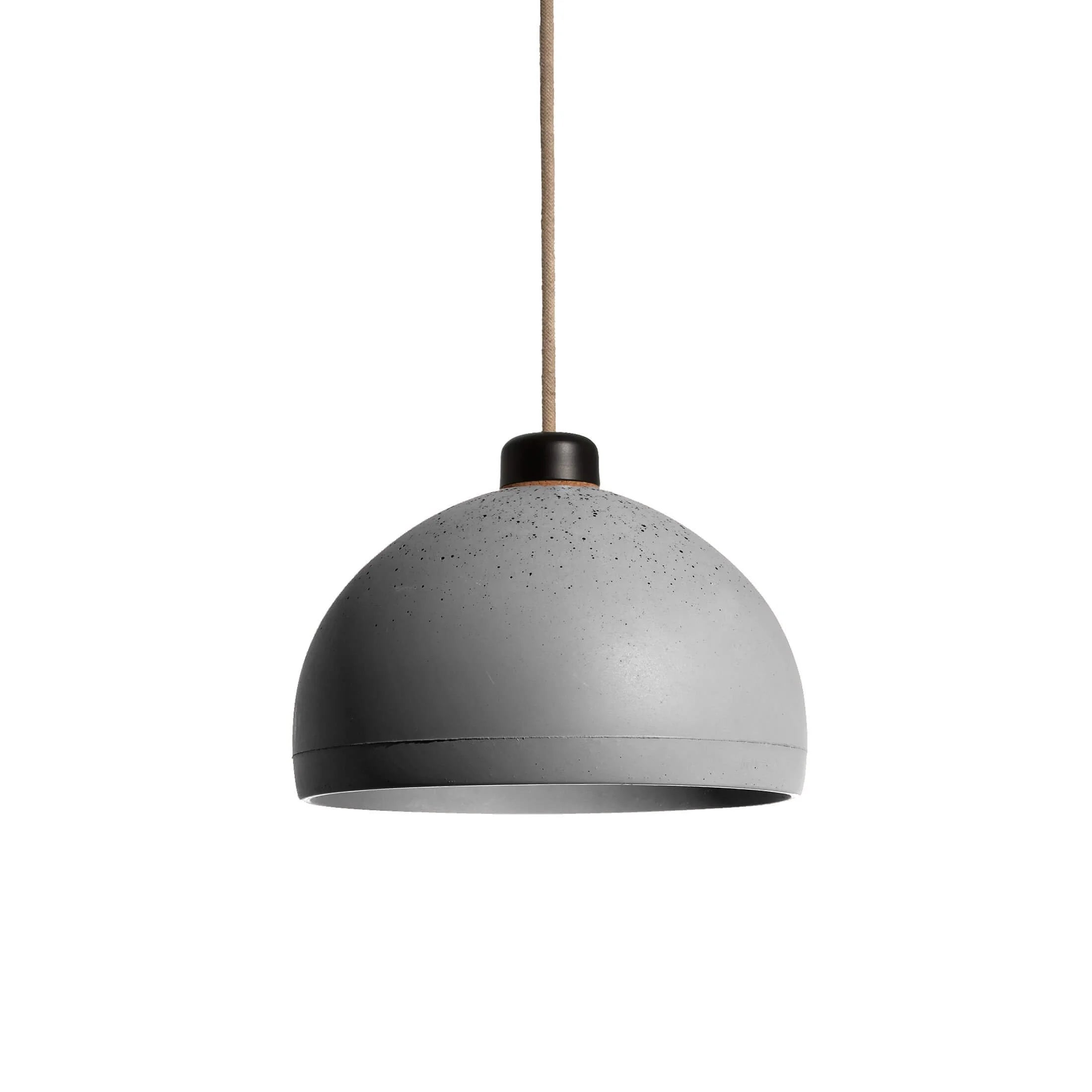 lámpara colgante gris