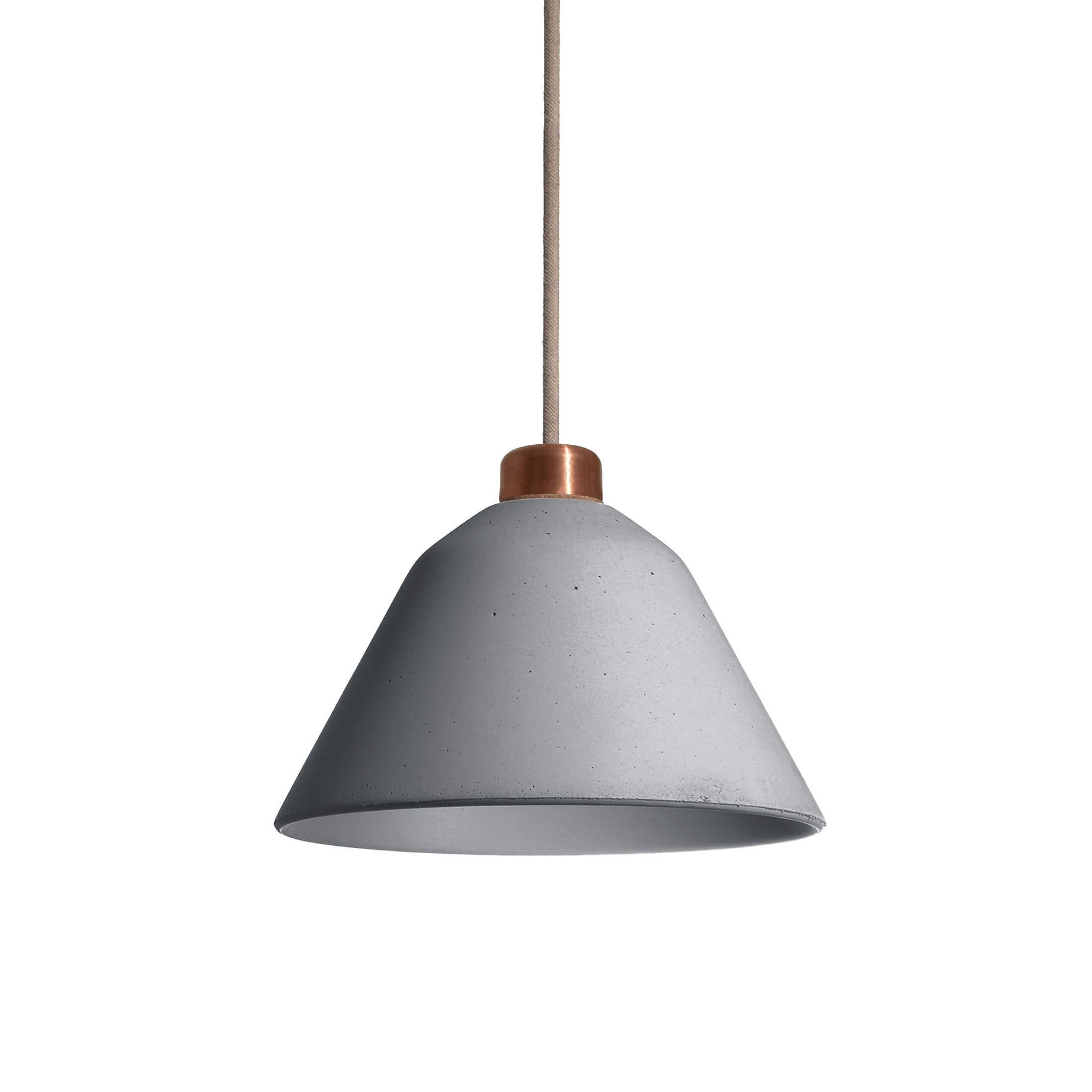 lámpara de concreto minimalista Ovilia