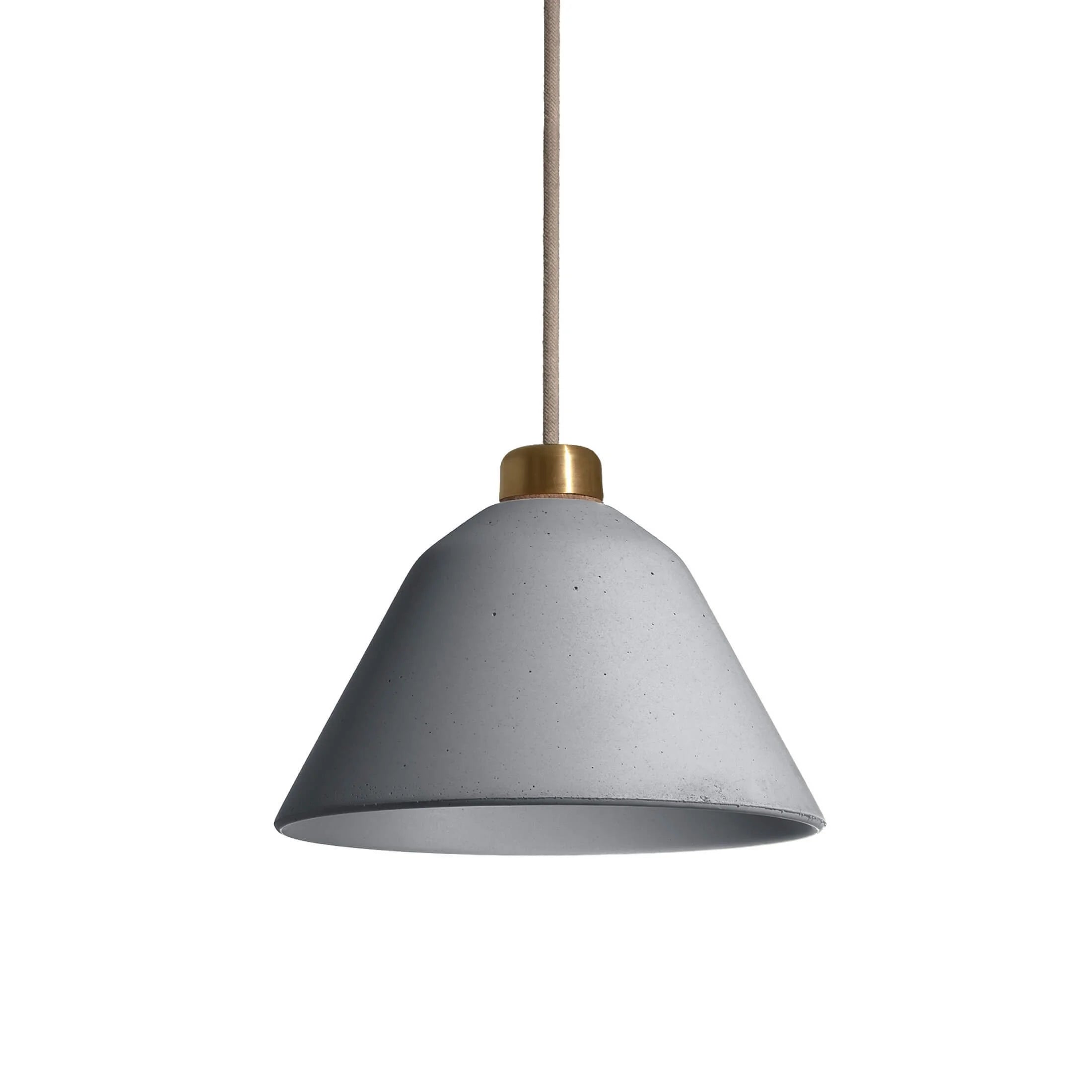 lámpara de concreto minimalista Ovilia