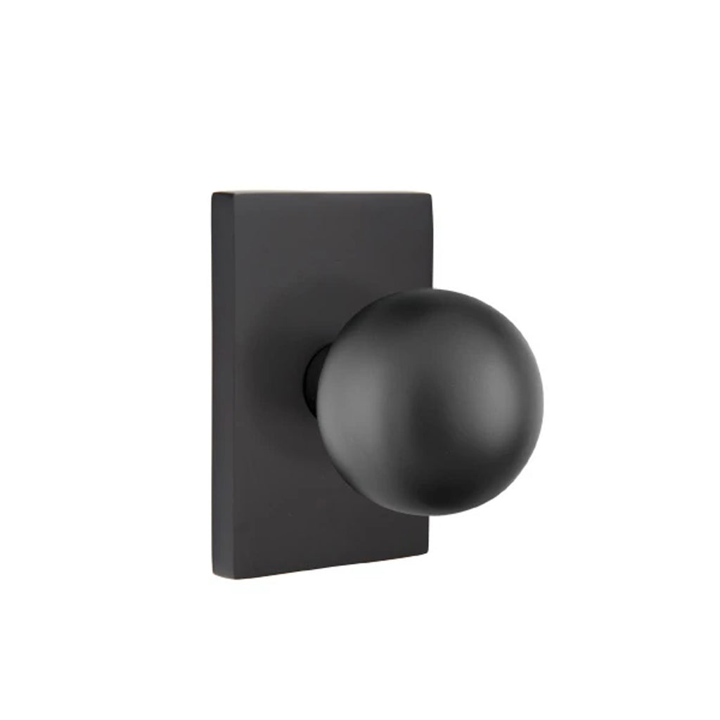 Negro Mate · Modern Rectangular Rosette