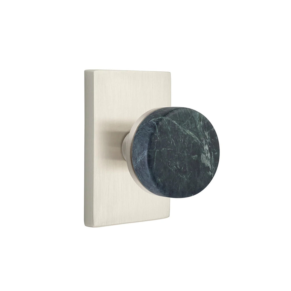 Níquel Satinado · Modern Rectangular Rosette